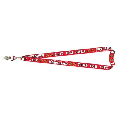 USA Made-Dye Sublimated Lanyard w/Clip (1" wide)