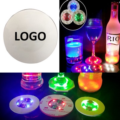 Led Bottle Sticker Coaster