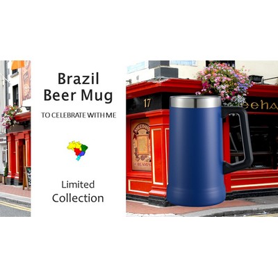 709 ml Brazil 304 Stainless Steel Beer Mug