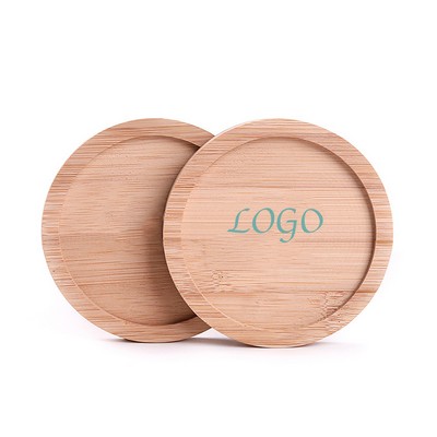 Set of CircleWood Coasters Crafted from Sustainable Wood