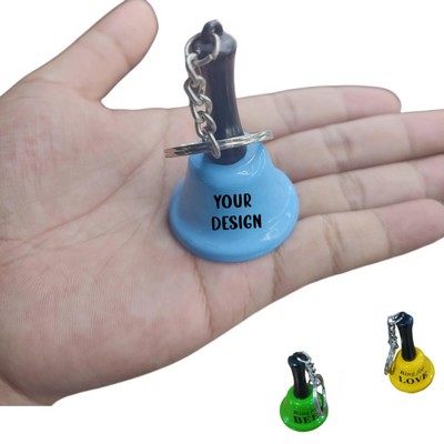 Mini Metal Handbell with Keychain