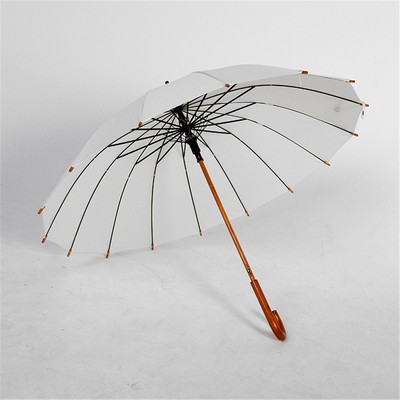 Wooden J Handle Umbrella