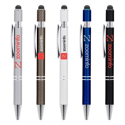 Spin-It Executive Metal Stylus Ballpoint Pen