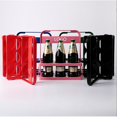 Foldable Beer Bottle Basket