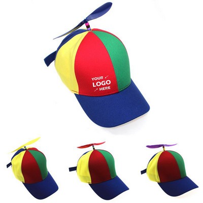 Detachable Propeller Bamboo Baseball Cap