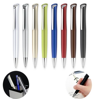 Rotating Ballpoint Pen with Retractable Metal Design