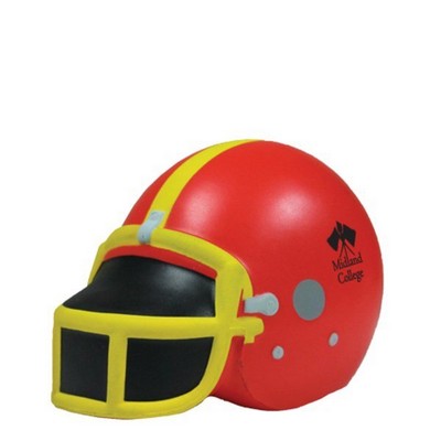 Custom Football Helmet Shaped Stress Ball