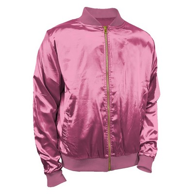 Classic Satin Bomber Jacket