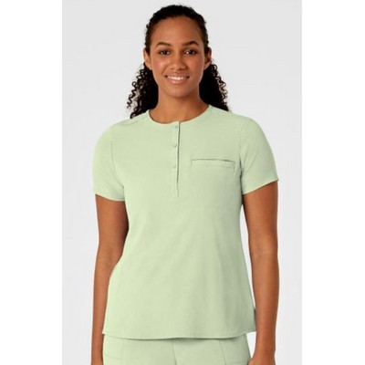 Wink™ Renew Women's Mandarin Collar Tuck-In Scrub Shirt