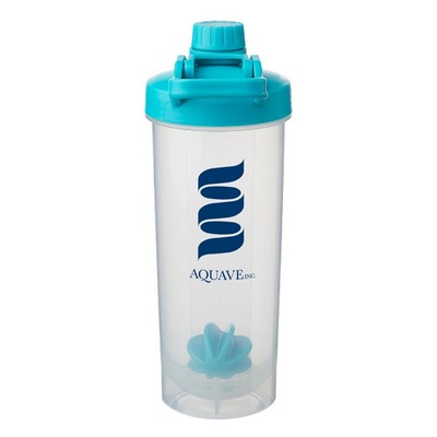 24 oz. Parthenon Plastic Shaker Bottle (1 Color Imprint)