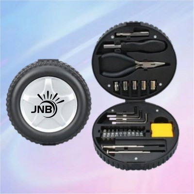 Compact Automotive Tire Tool Kit