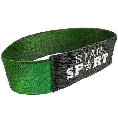 0.75" Sublimated Elastic Event Wristband