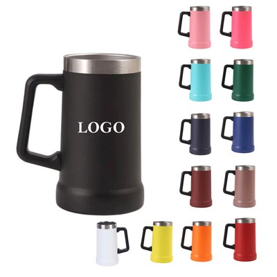 24oz Stainless Big Grip Beer Stein