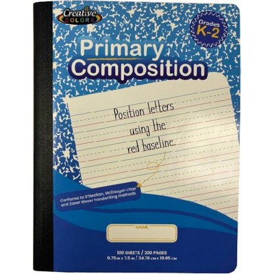 Primary Composition Books - Primary Lined, 100 Sheets (Case of 48)