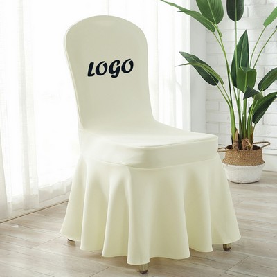 Thickened Stretch Chair Slipcovers With Skirt Seat Protectors