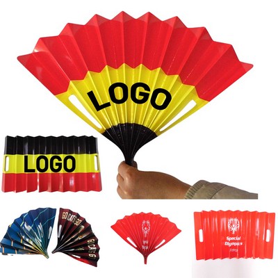 Hand Banner Folding Pat Fan