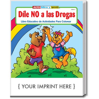 Say No to Drugs (Spanish) Coloring Book Fun Pack