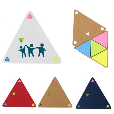 Triangular Eco-friendly Multi-color Sticky Notes