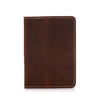 Priam Handmade Leather Passport Cover (3.9"x5.5"x0.3")