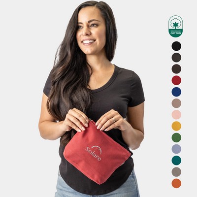 TERRA THREAD® - Eco friendly Makeup Bag Sustainable GOTS & Fair Trade Certified