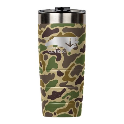 22 oz Leakproof Bison Tumbler - Stainless Steel - Custom