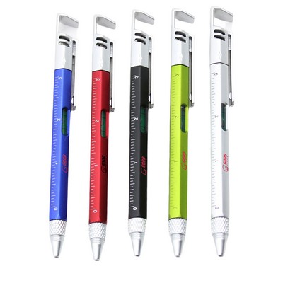 Plastic Hexagonal Phone Holder Ballpoint Pen