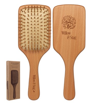 Wood Paddle Hairbrush