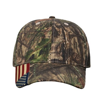 Kati Camo Woven USA Flag Cap