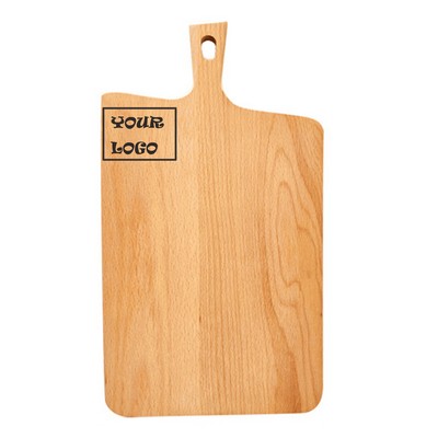 Wood Cutting Board With Handle