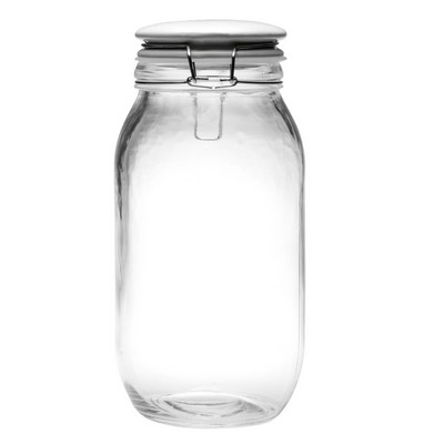 Elrow Clip Top Glass Storage Jars 51 oz