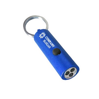 Portable Mini Oval Flashlight Keychain