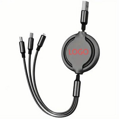 3 in 1 Retractable Charging Cable