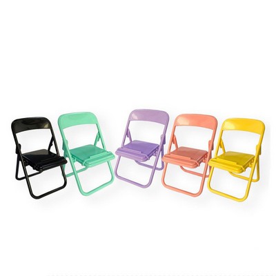 Mini Folding Chair Cell Phone Stand Phone Holder