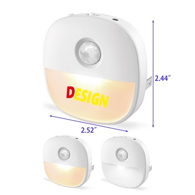 Night Lights Plug Into Wall Dusk to Dawn Sensor Motion Sensor Night Light for Bedroom Bathroom