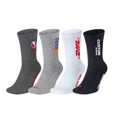 Men Cotton Crew Socks