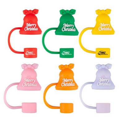 Christmas Silicone Straw Cover