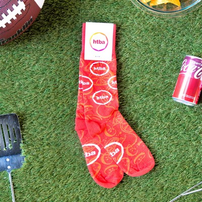 Cotton Super Bowl Socks - Game Day Comfort for Football Fans - American Made