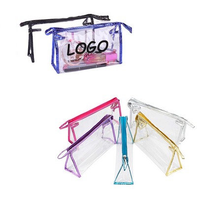 Clear Cosmetic Bag with Zipper