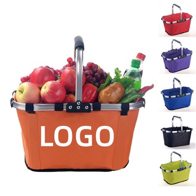 Portable Foldable Large Eco Shopping Basket Picnic Bag