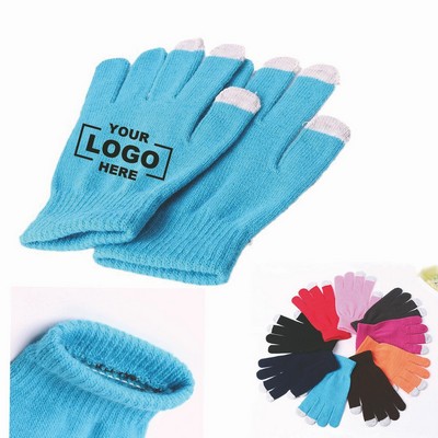 Touchscreen Winter Knit Gloves