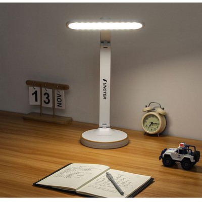 LED Foldable Desk Lamp, 3 Lighting Brightness Levels W/Adjustable Arm