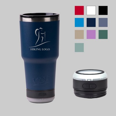 Go Caddy Vibe 28oz Tumbler with Light - Laser Engraved