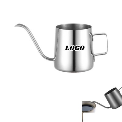 Stainless Steel Pour-Over Coffee Kettle With Fine Spout