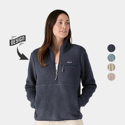 Patagonia® Retro Pile Women's Recycled Fleece Marsupial Pullover & Fair Trade Certified