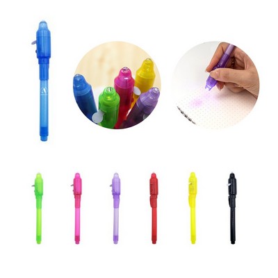 Invisible Ink Pen with UV Led Light