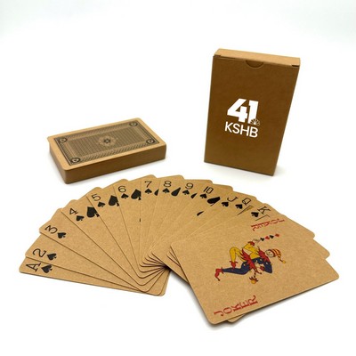 Kraft Paper Playing Card