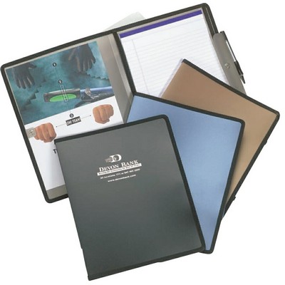 Pad Folder with Memo Pad & Pocket & Pen Slot