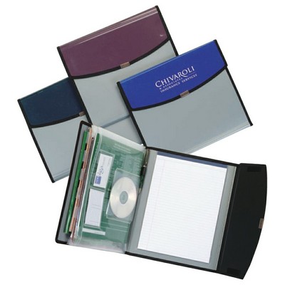 Two-tone Expanding File Portfolio (6 Pocket)