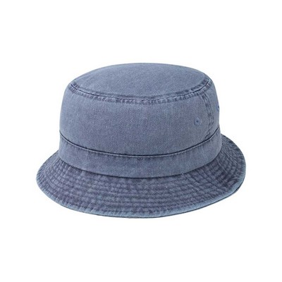 Youth Pigment Dyed Twill Washed Bucket Hat