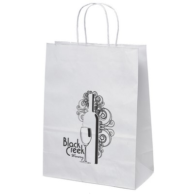 Jenny - White Shopper - Flexo Ink Print